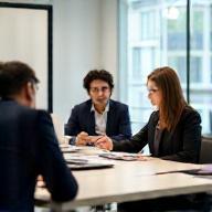 Meeting with client